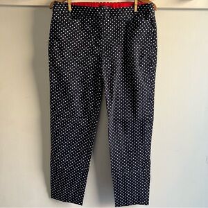 Navy Polka Dot Pants